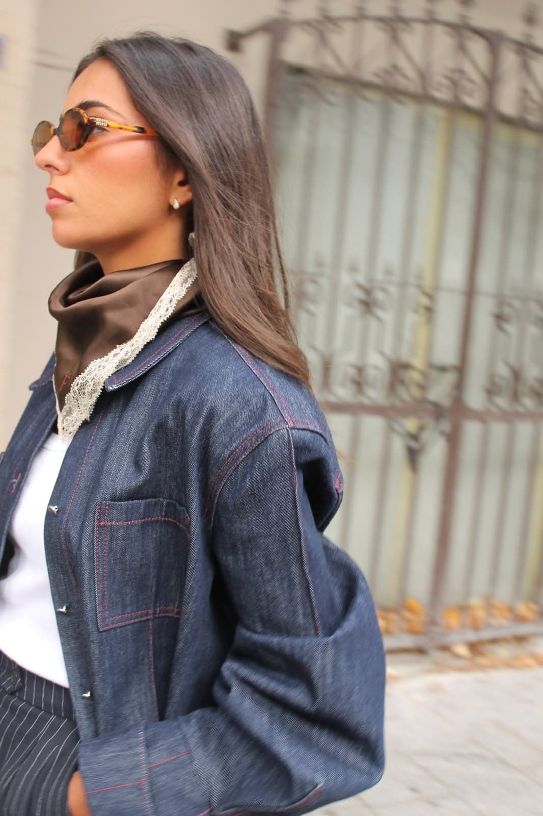 Le Chocolat — foulard en soie chocolat